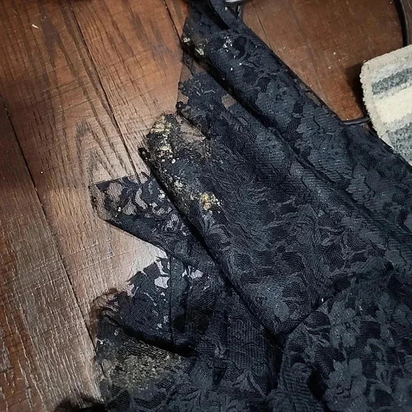 SCARLETT's Vintage 80s Lace Gothic Witchy Grunge Dress - Picture 11 of 13